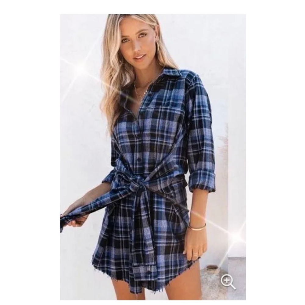 Vici Dallas Flannel Dress